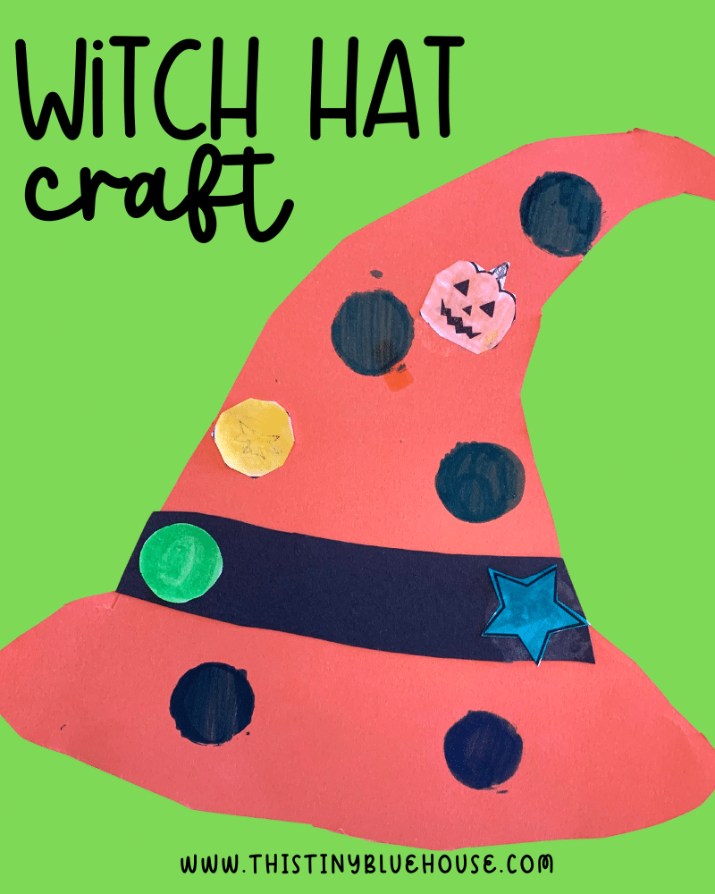 Free Printable Witch Hat Template Craft - This Tiny Blue House Free Printable Witch Hat Template Craft - This Tiny Blue House
