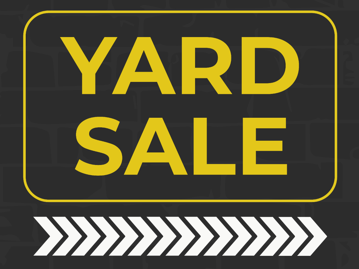 Free Printable Yard Sale Sign Template to Edit Online Free Printable Yard Sale Sign Template to Edit Online