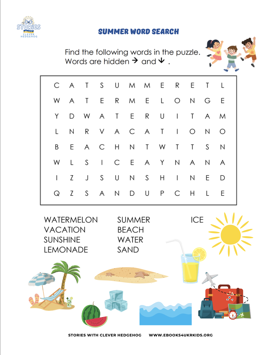 Free Printables For Kids - Stories with Clever Hedgehog Free Printables For Kids - Stories with Clever Hedgehog