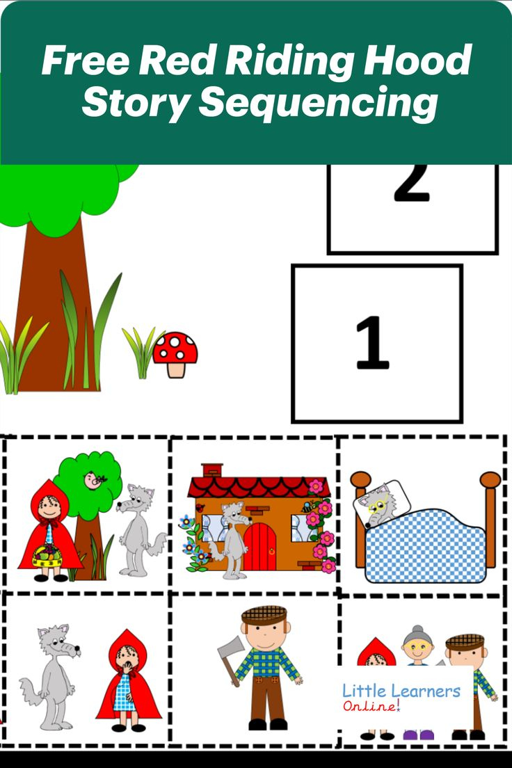 Free Red Riding Hood Story Sequencing