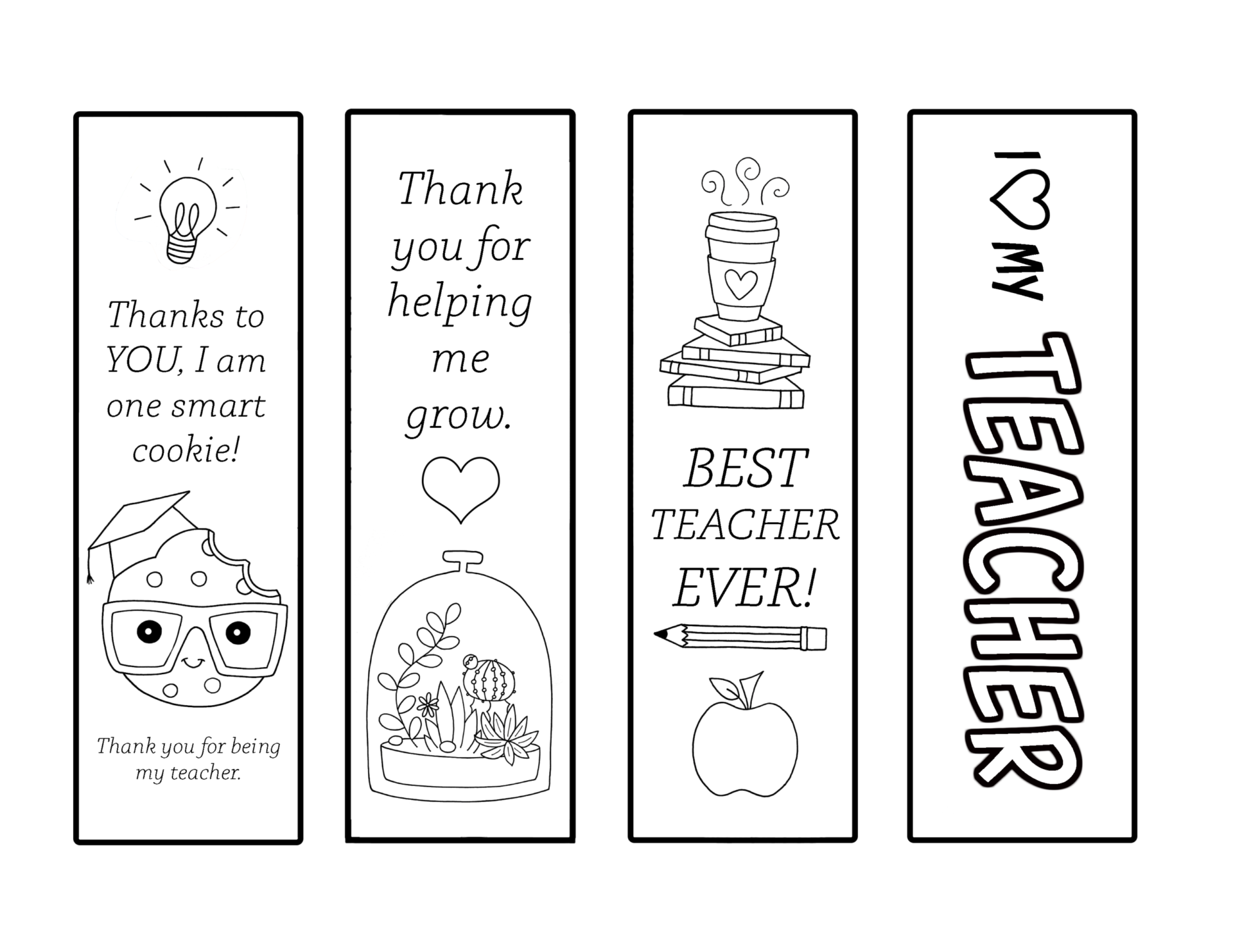 Free Teacher Appreciation Week Printables! ⋆ The Hollydog Blog