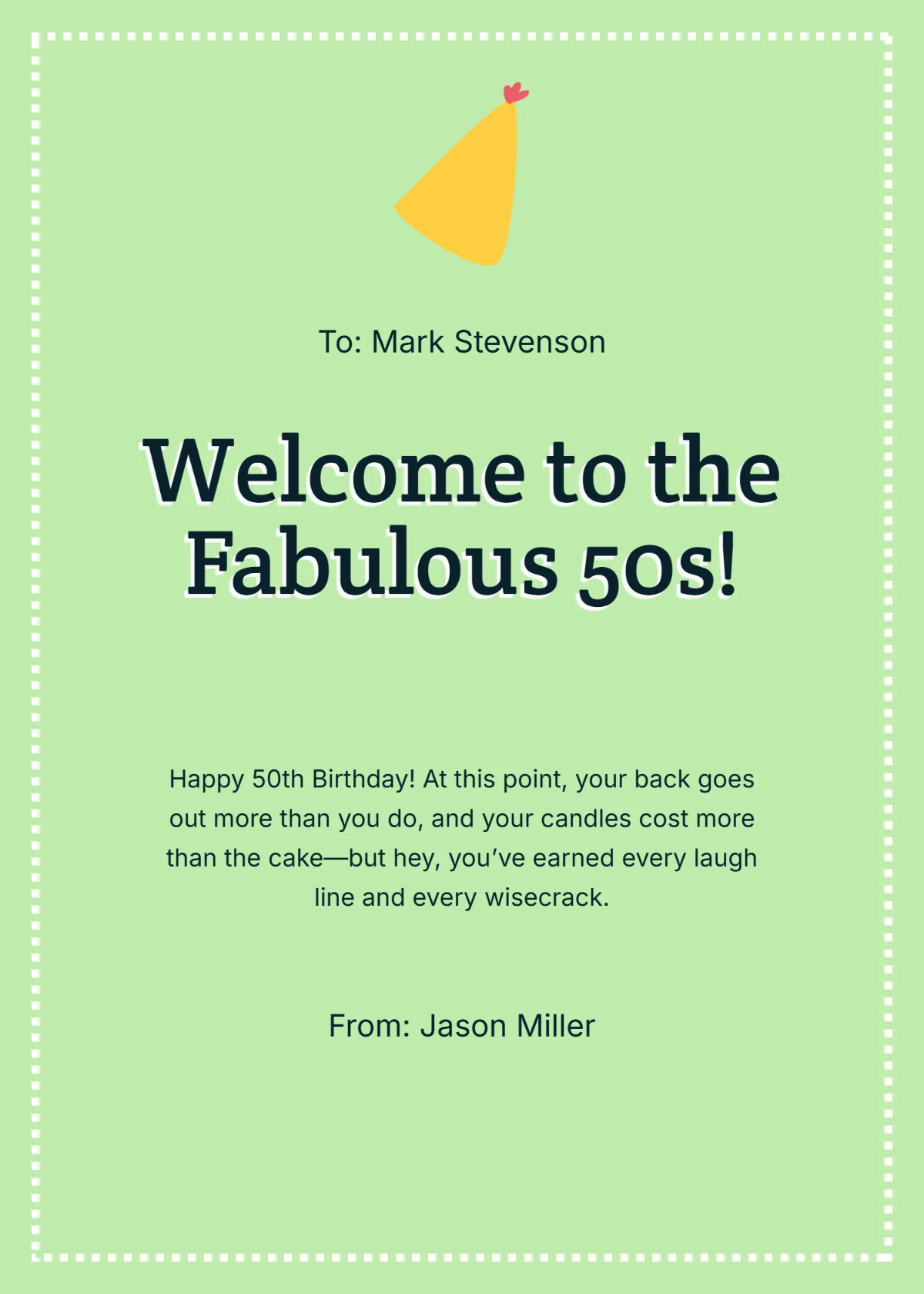 Free th Birthday Card Templates, Editable and Printable Free th Birthday Card Templates, Editable and Printable