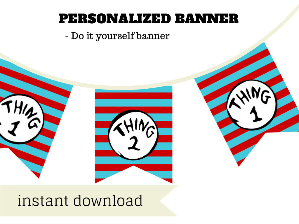 FREE Thing  Thing  Banner - Magical Printable