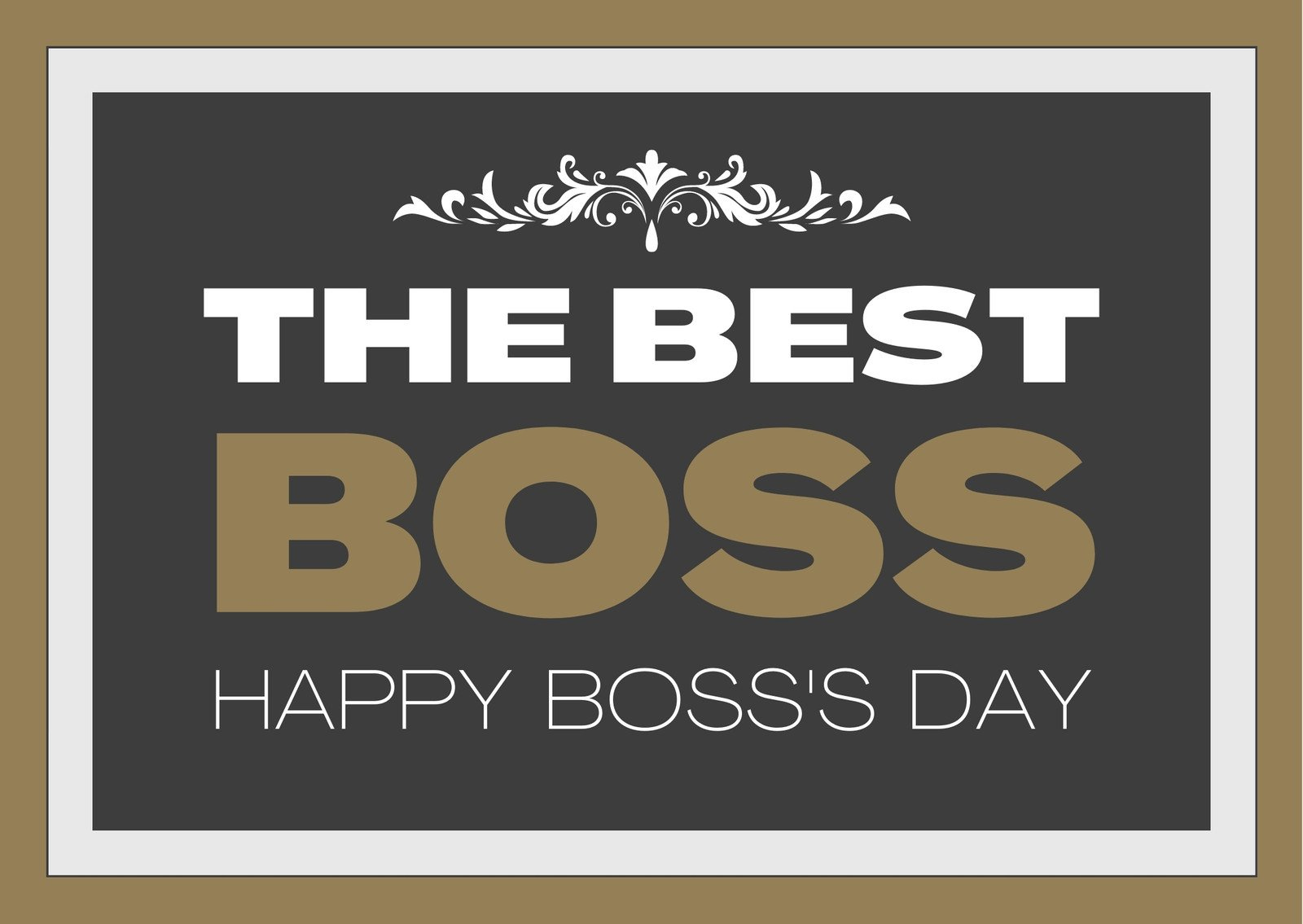 Free to customize and print Boss Day card templates Canva Free to customize and print Boss Day card templates Canva