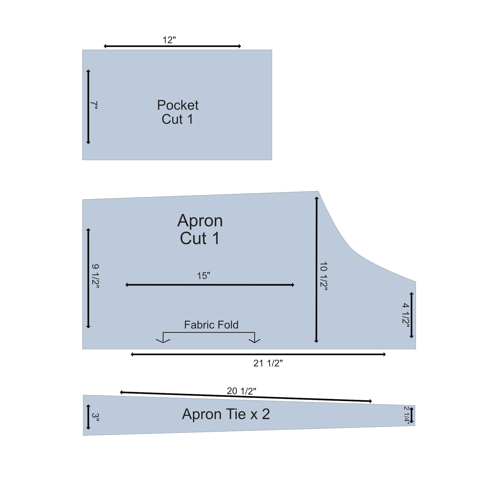 FREE Tutorial! - How to Make a Child Size Cross Back Apron