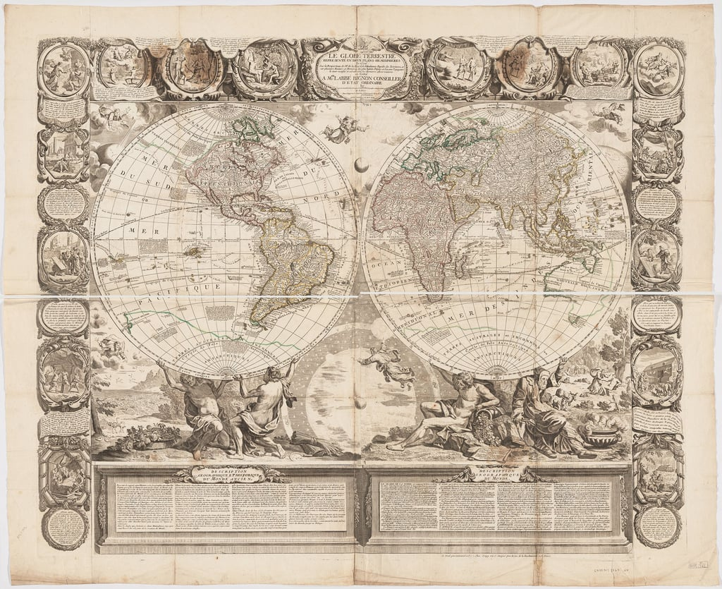 Free Vintage Map Printable Images  Remodelaholic