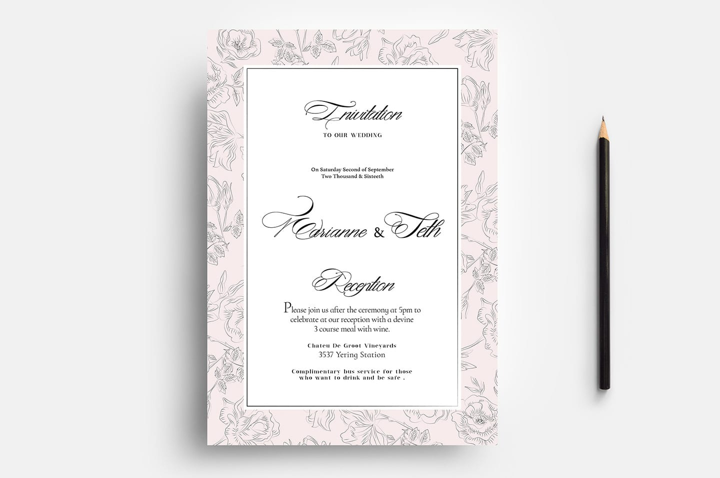 Free Wedding Stationery Templates for Photoshop & Illustrator Free Wedding Stationery Templates for Photoshop & Illustrator