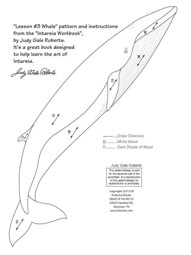 Free Whale Intarsia Pattern by JGR PDF PDF Adhesive Crafts Free Whale Intarsia Pattern by JGR PDF PDF Adhesive Crafts