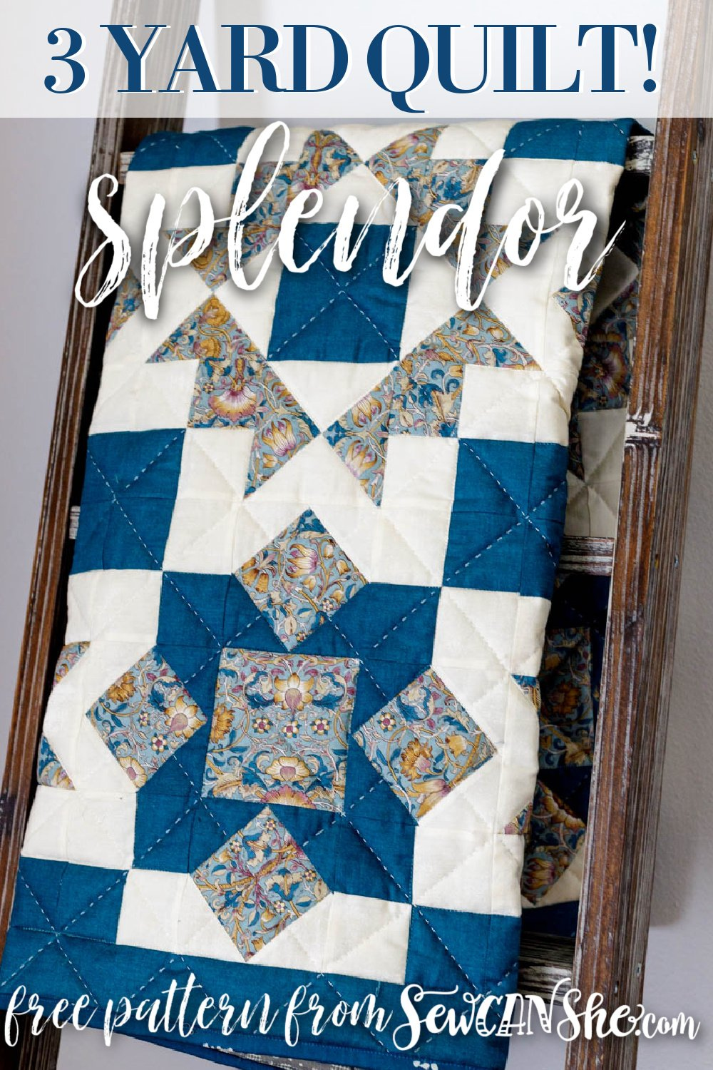 Free  Yard Quilt Pattern: Splendor