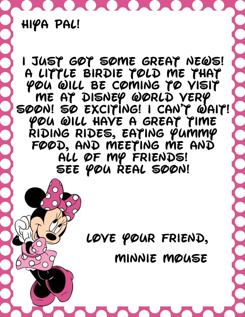 Free "You&#;re Going to Disney World" printable letters and Tickets Free "You&#;re Going to Disney World" printable letters and Tickets