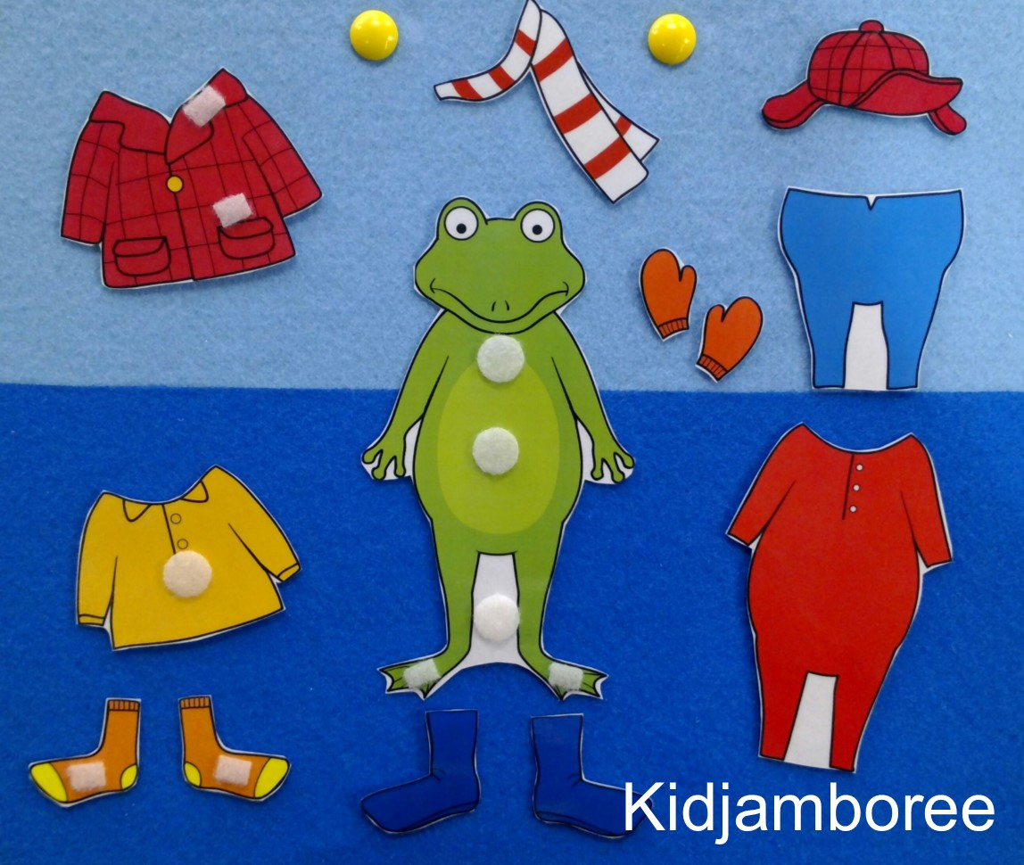 Froggy Gets Dressed Flannelboard  Kidjamboree