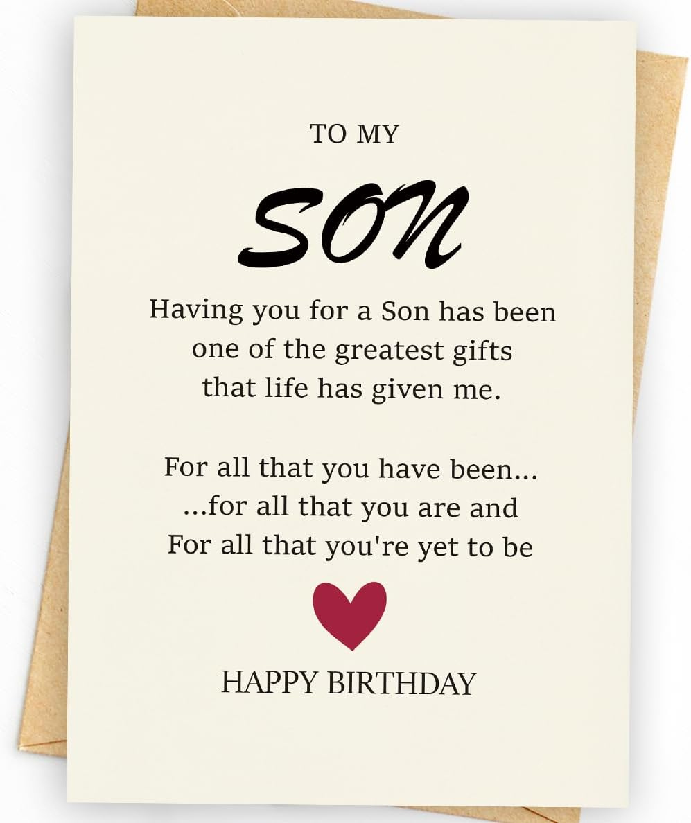 From Dad Free Printable Birthday Cards For Adult Son Mens Gifts