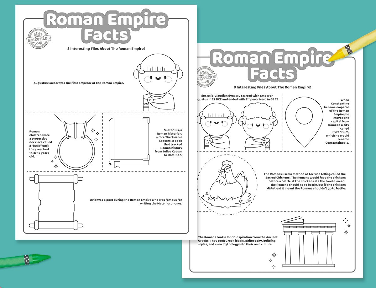 Fun Facts about the Roman Empire  Kids Activities Blog