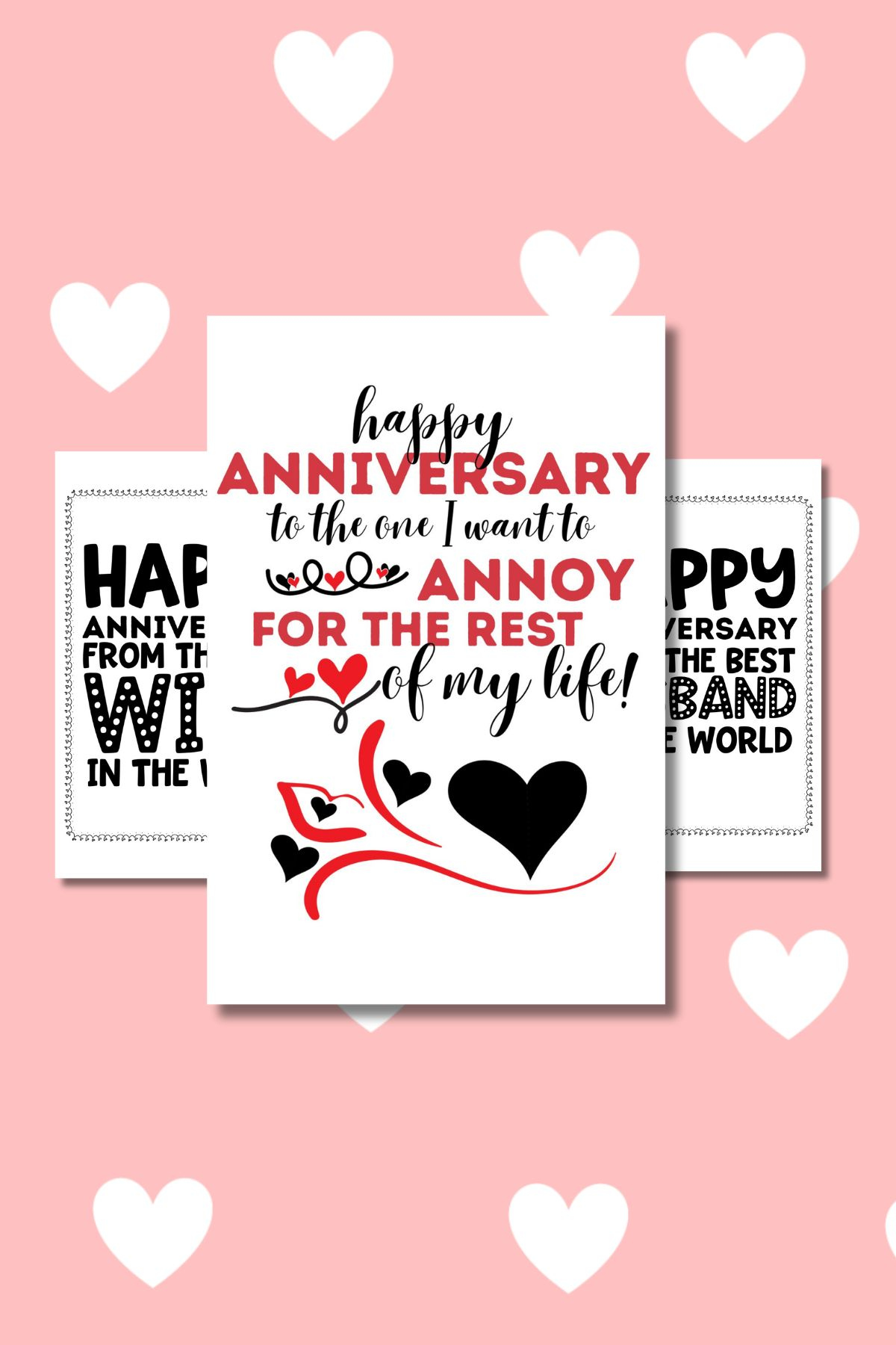 Funny Free Printable Anniversary Cards (Print at Home) - Life is Funny Free Printable Anniversary Cards (Print at Home) - Life is