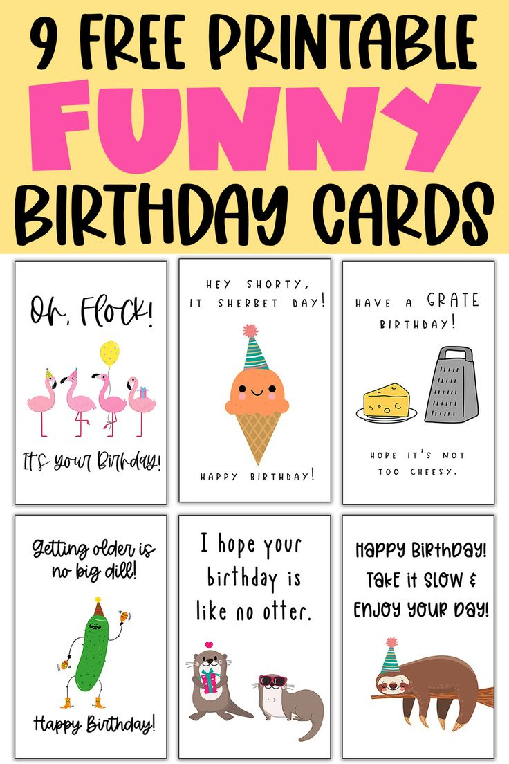 Funny Homemade Birthday Cards - Free Printable Funny Birthday Cards Funny Homemade Birthday Cards - Free Printable Funny Birthday Cards