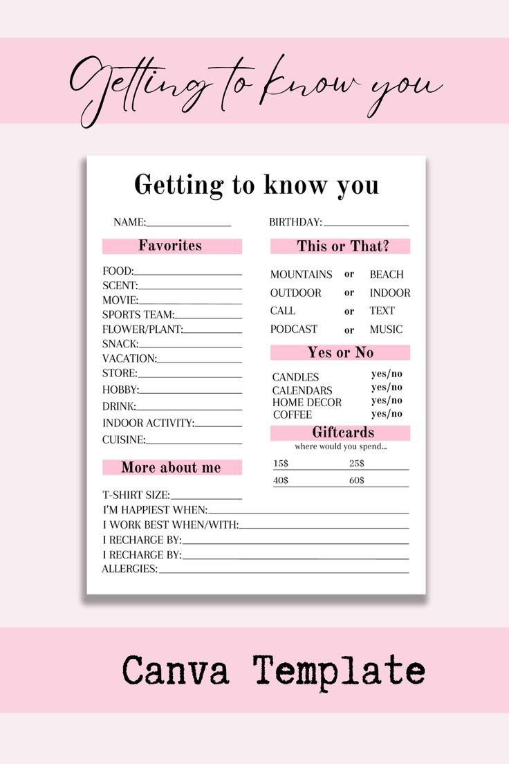 Get To Know You Questions For Work, What