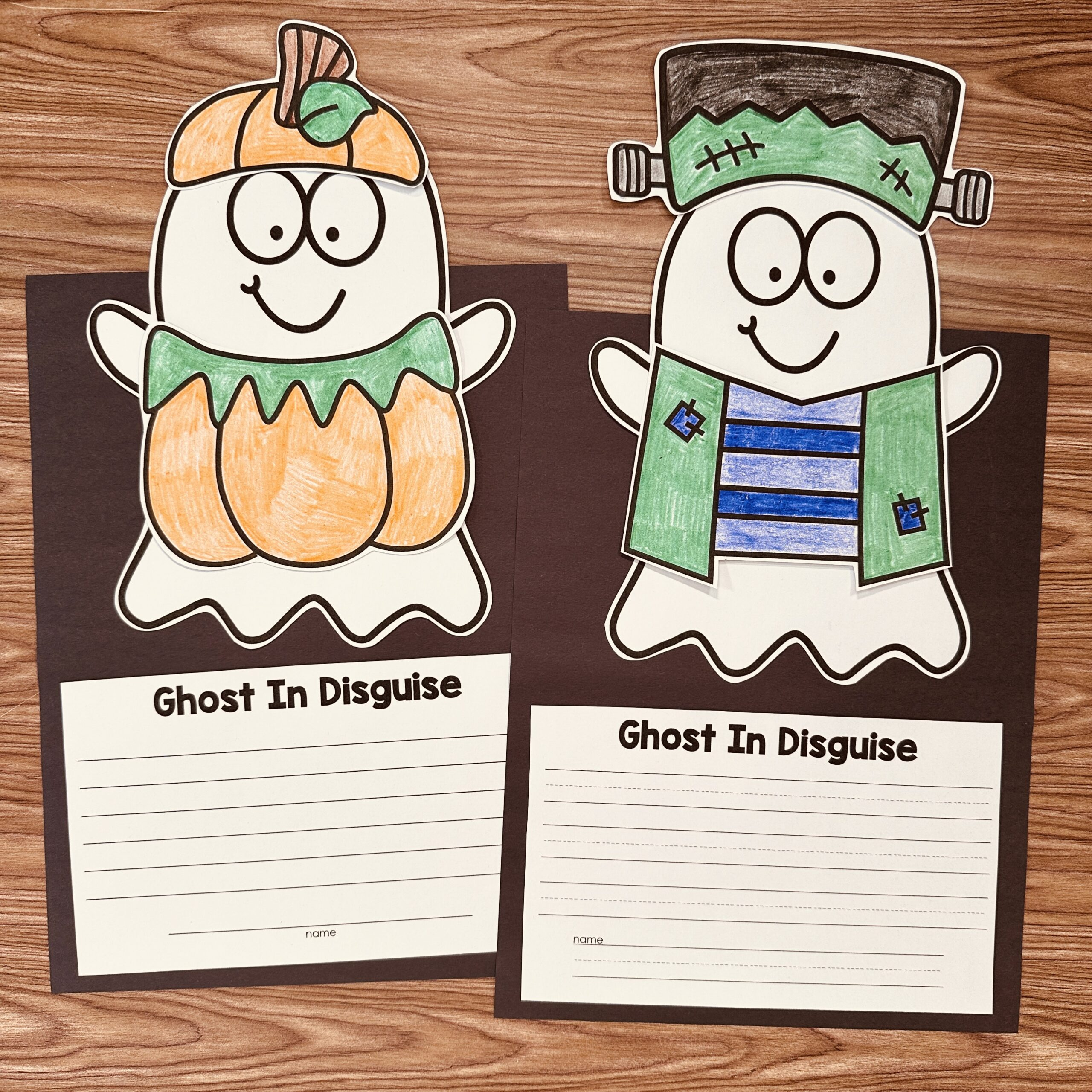 Ghost in Disguise Bulletin Boards & Crafts - Simply Kinder +