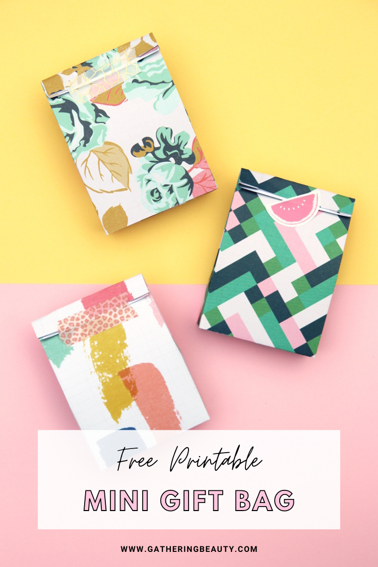 Gift Bag Template - Free Printable — Gathering Beauty