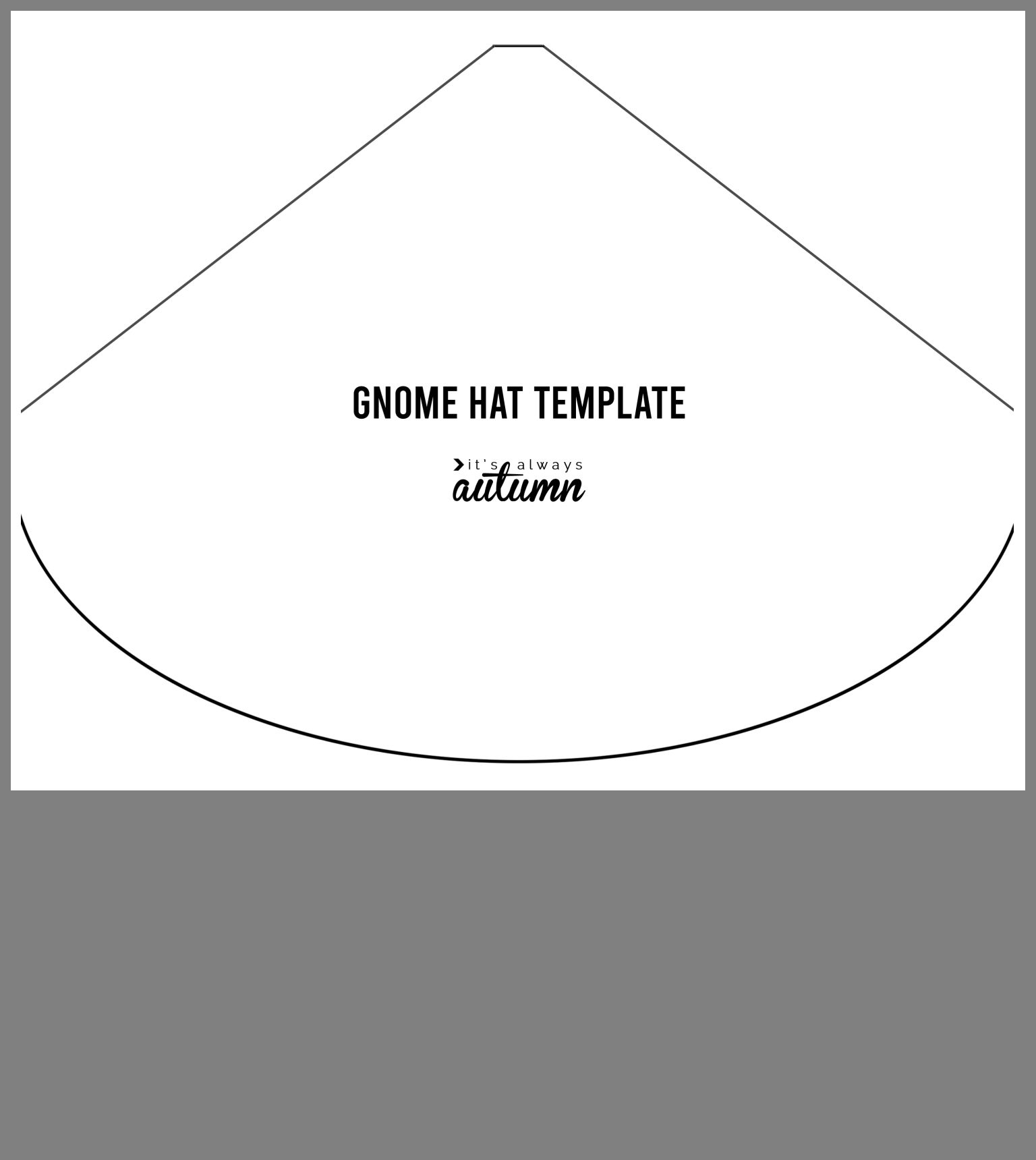 Gnome hat pattern ideas  gnome hat, gnomes, gnomes crafts