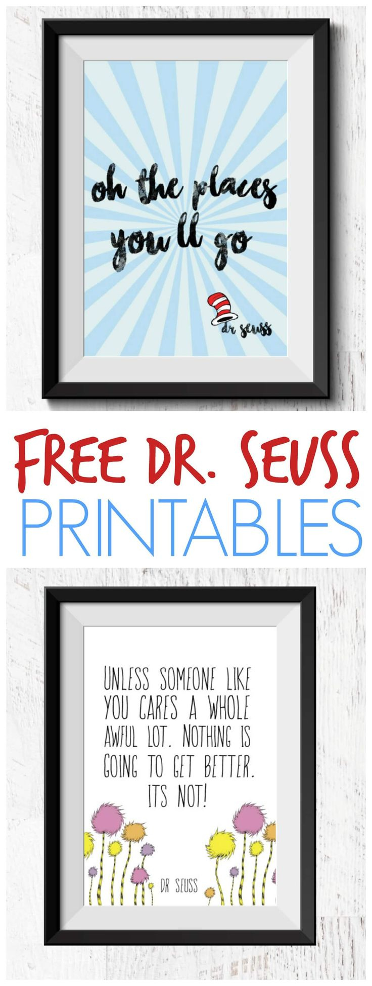 Grab these NEW FREE Dr. Seuss Printable Quotes + Books for $