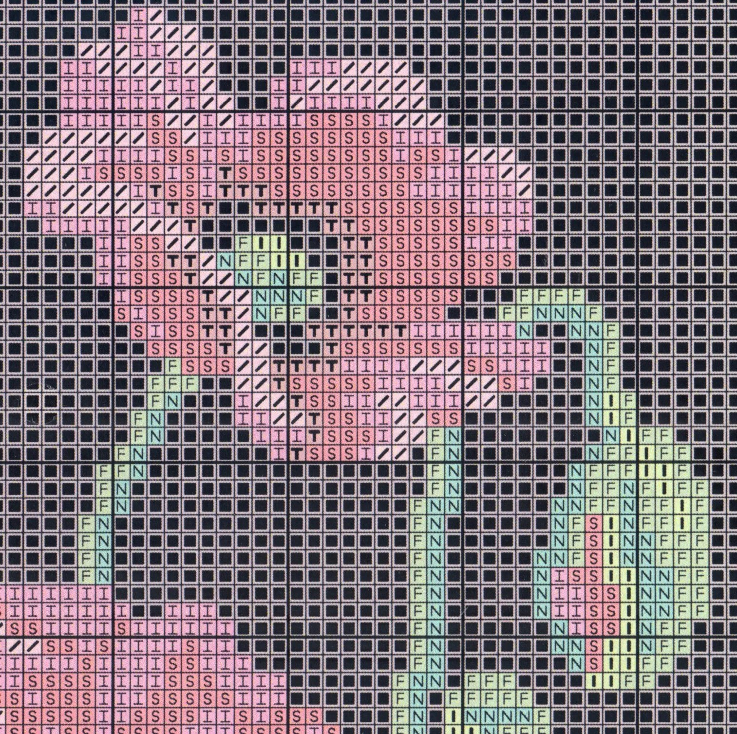 Grid Pattern Design Free Printable Latch Hook Patterns - Printable