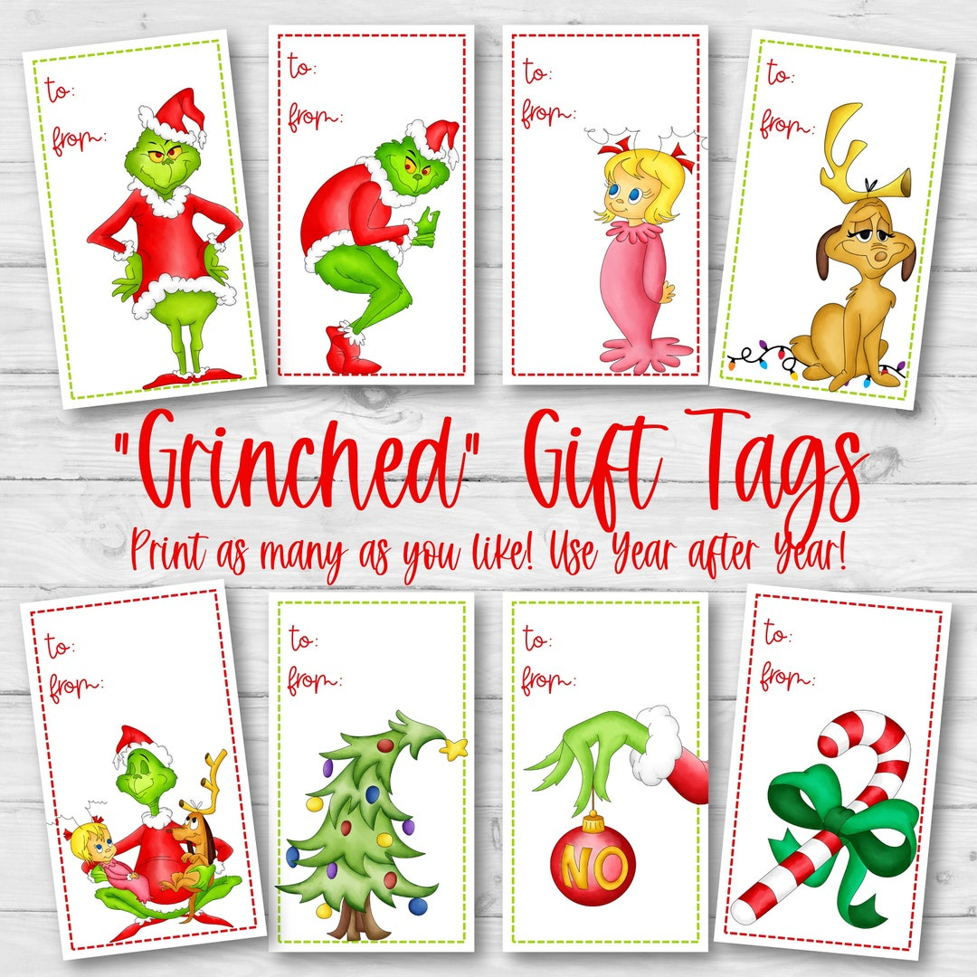Grinch Wrapping Paper Free Printable Grinch Christmas Gift Tags Grinch Wrapping Paper Free Printable Grinch Christmas Gift Tags