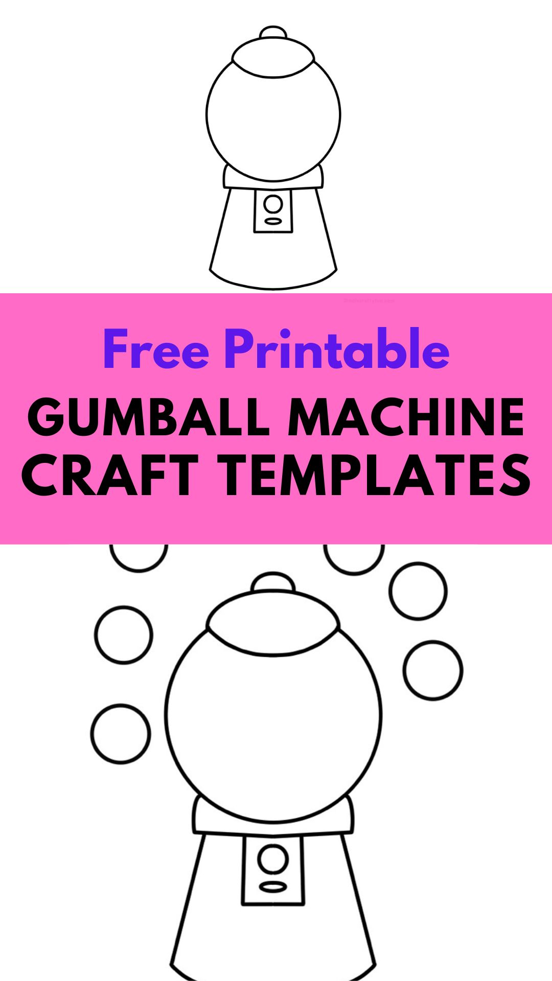 Gumball Machine Free Printable Activity -