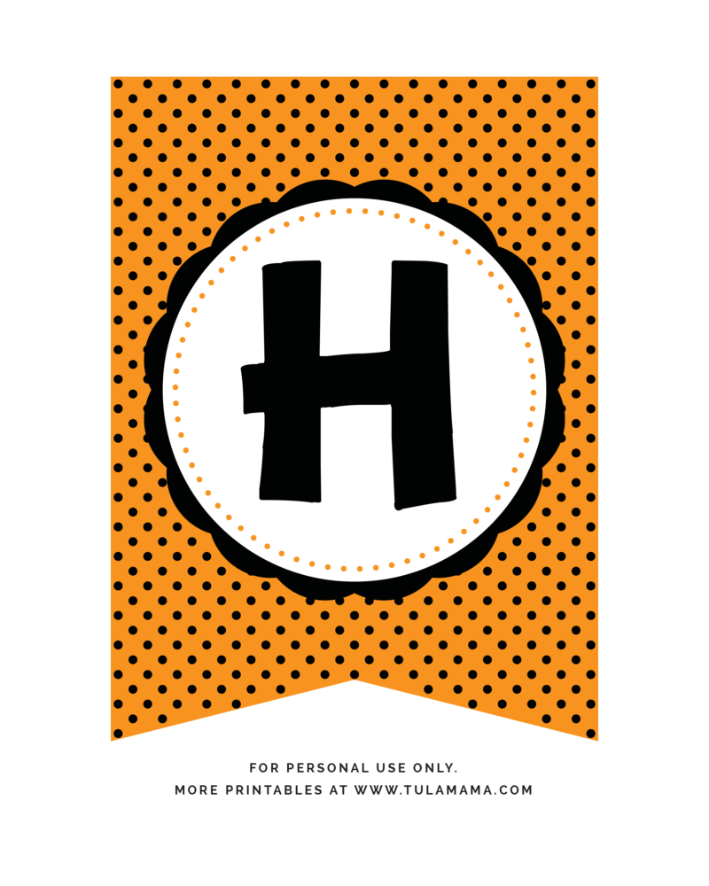 Halloween Alphabet Letters  Free Printables - Tulamama