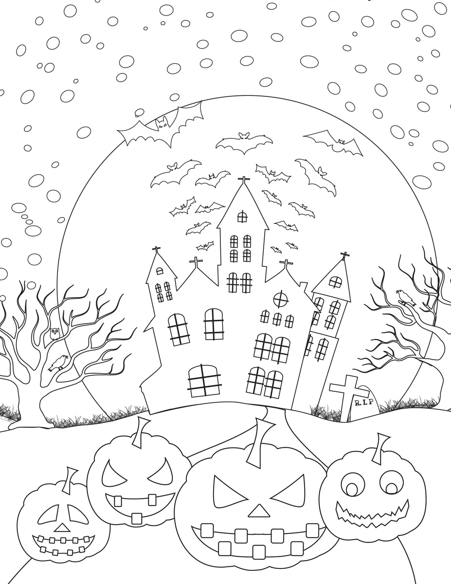 Halloween Coloring Pages for Adults ( Pages)