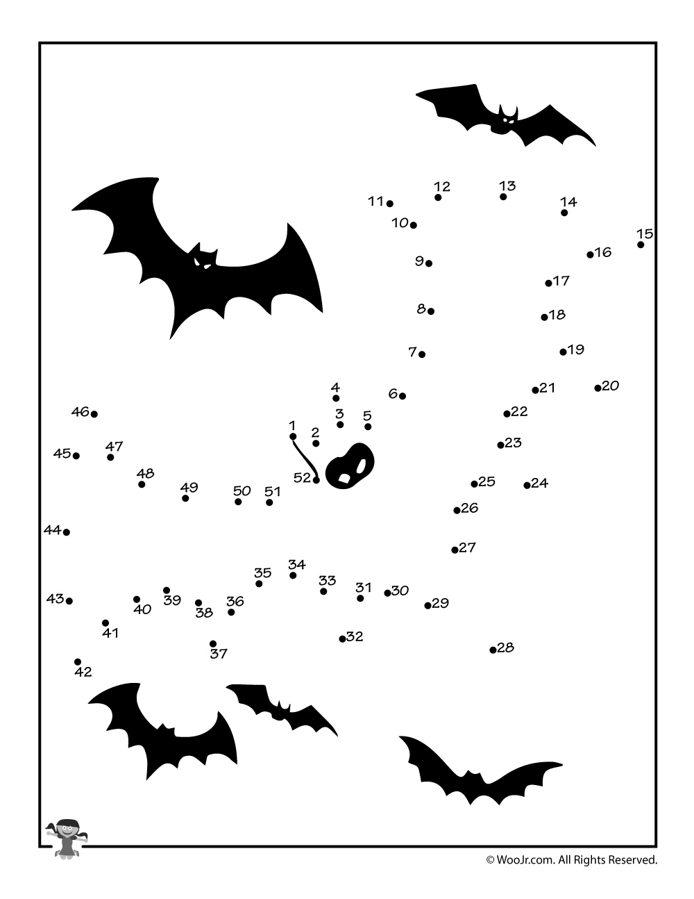 Halloween Dot to Dots Printables  Woo! Jr