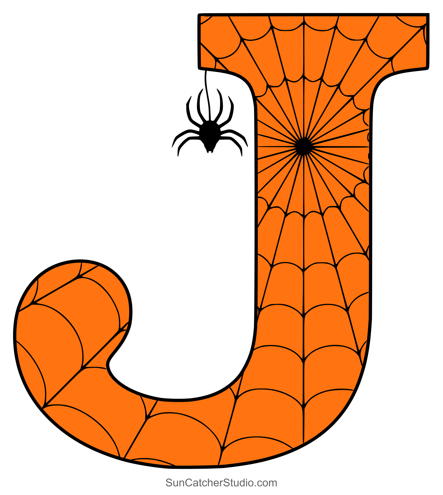 Halloween Font (Printable Letters, Numbers, and Alphabet Clipart