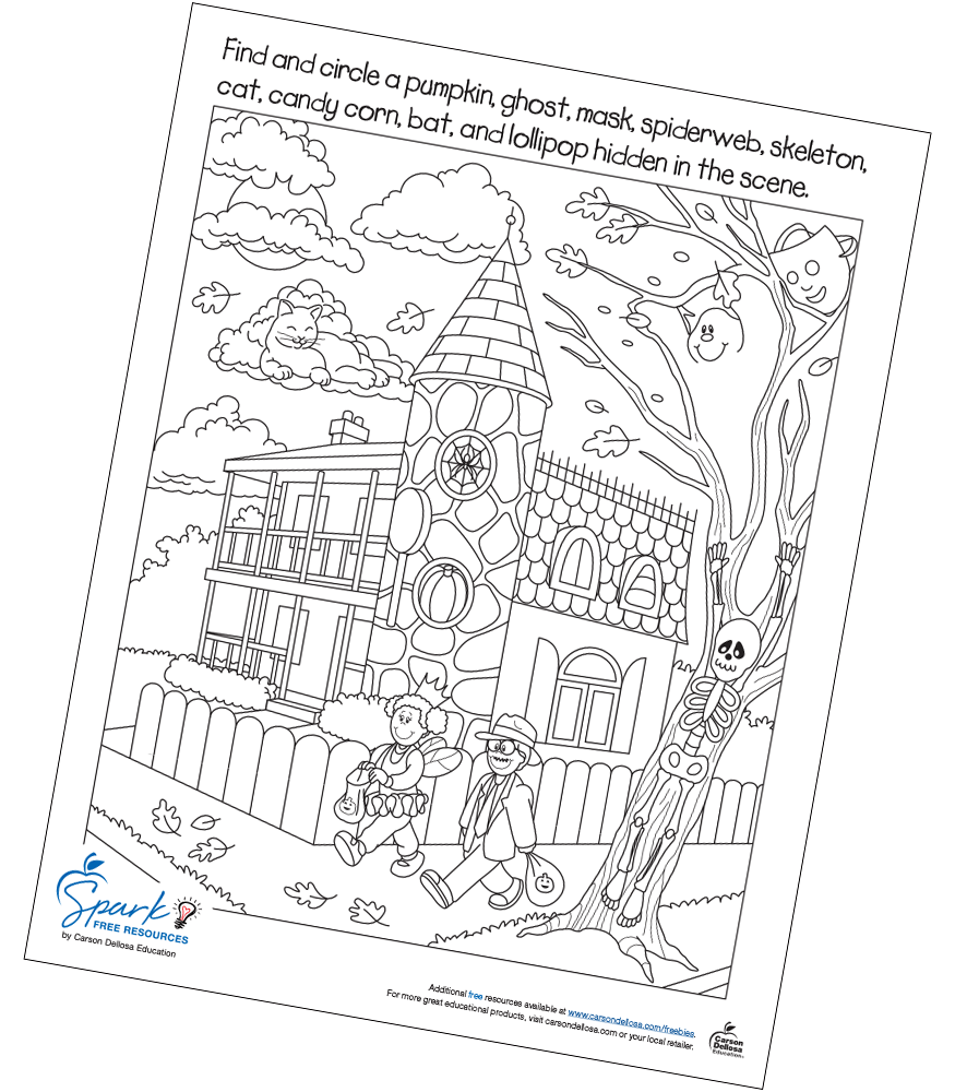 Halloween Hidden Pictures Free Printable Carson Dellosa Education Halloween Hidden Pictures Free Printable Carson Dellosa Education