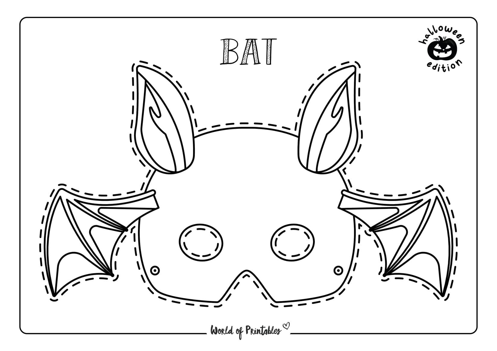 Halloween Mask Printables - World of Printables