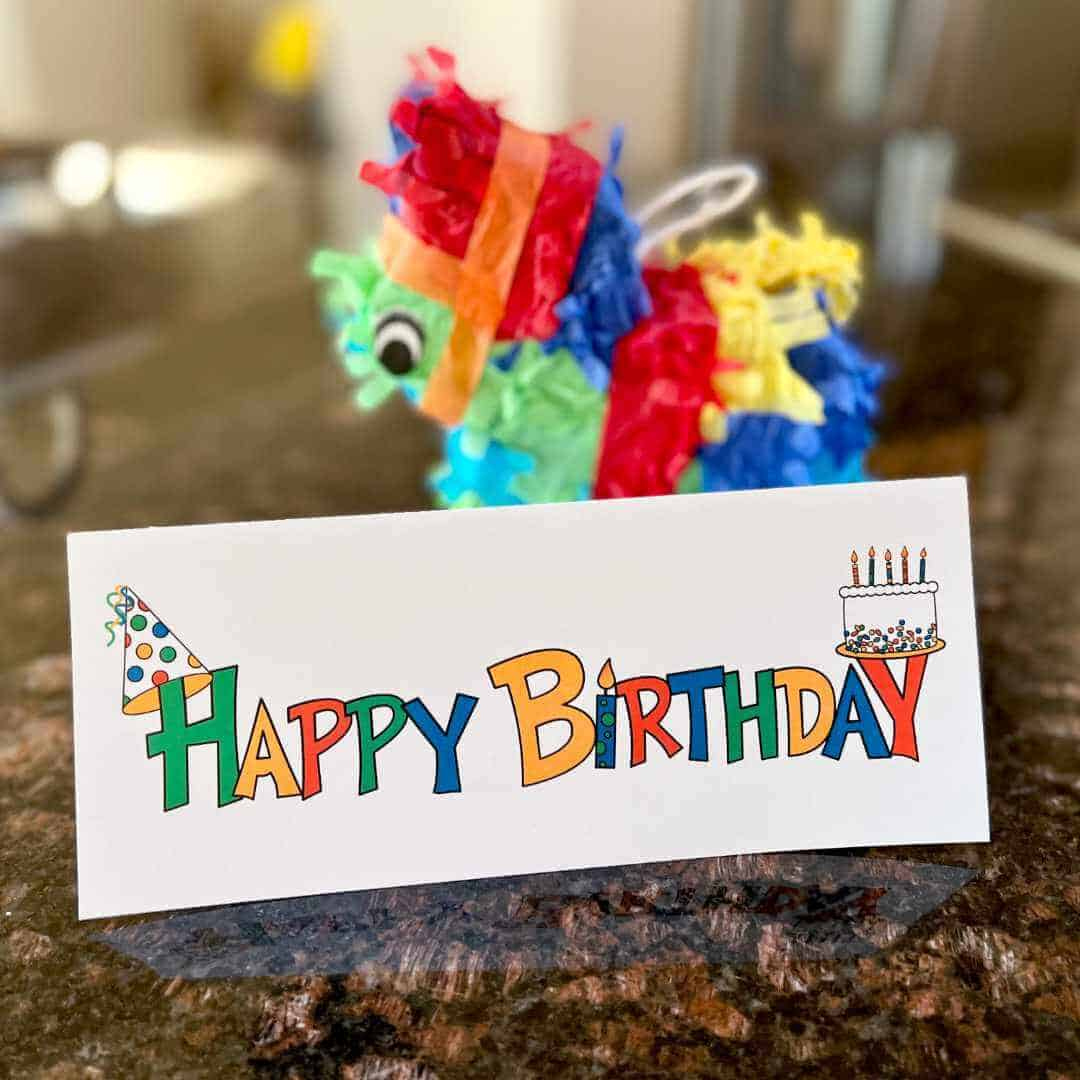 Happy Birthday Card Free Printable - Sunshine and Rainy Days