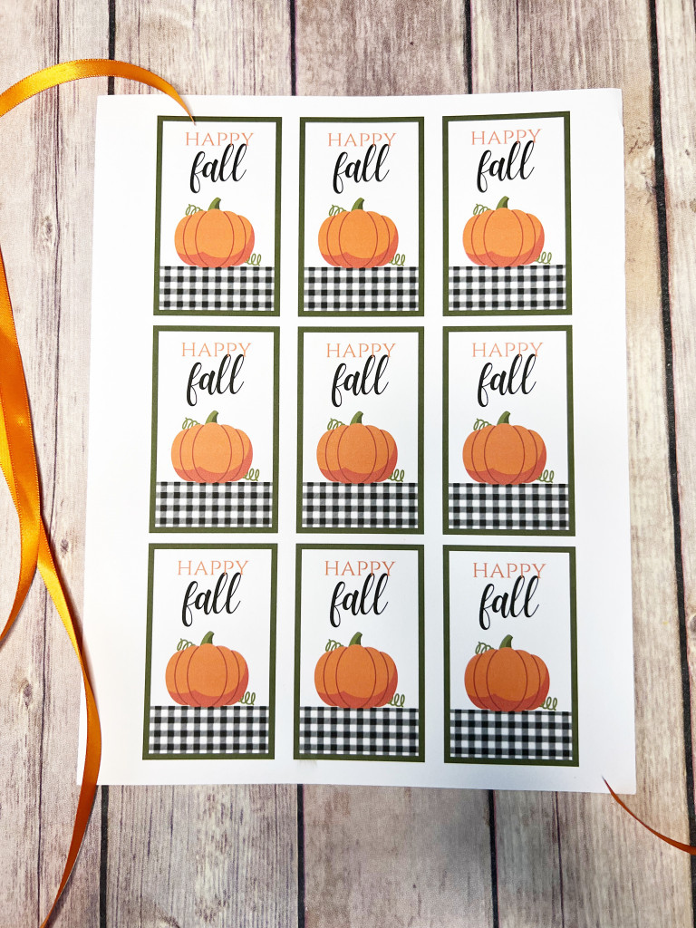 Happy Fall Gift Tags - Leah With Love