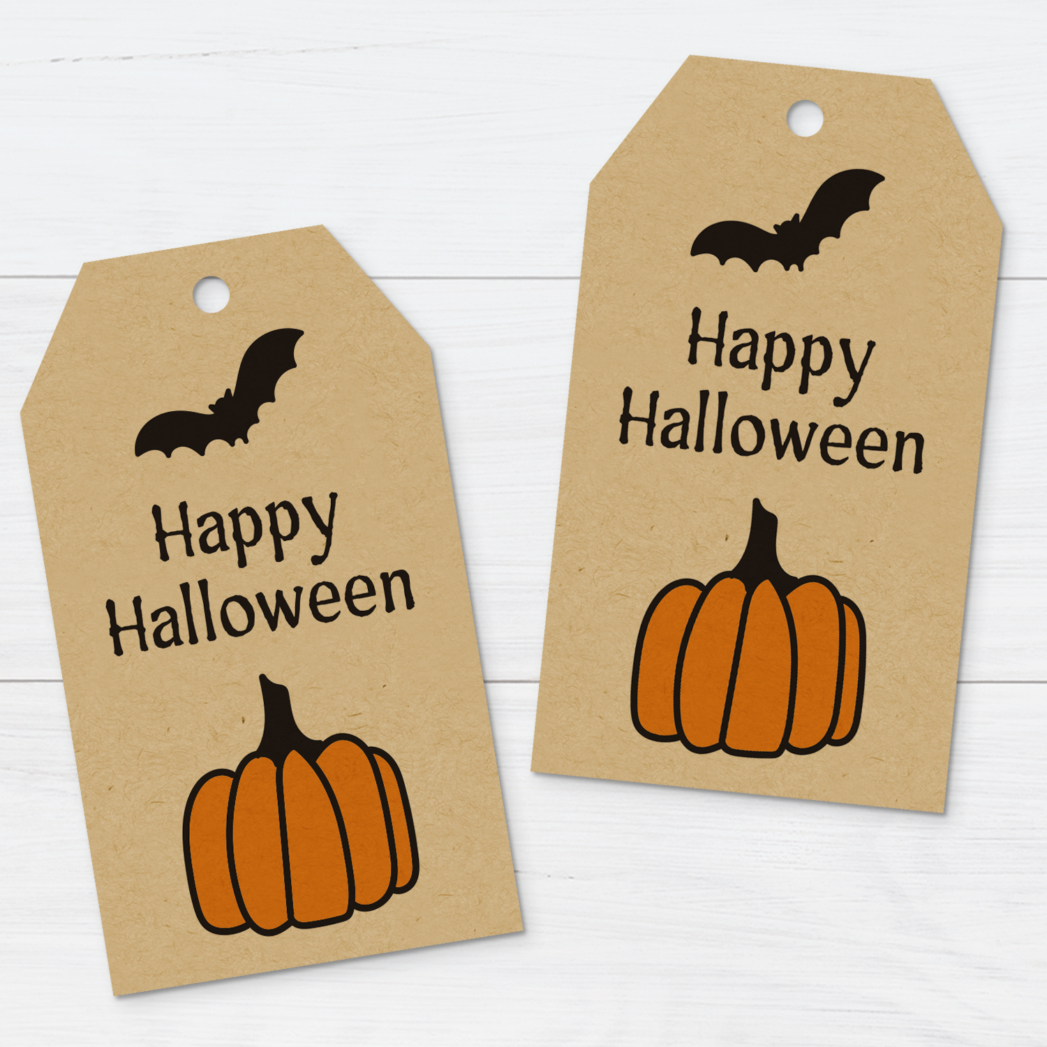 Happy Halloween Gift Tags - Free Printable Download