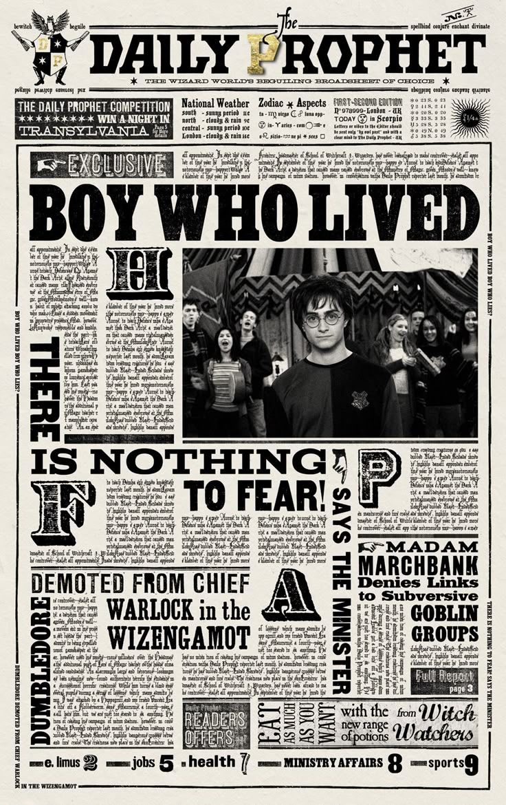Harry Potter Newspaper