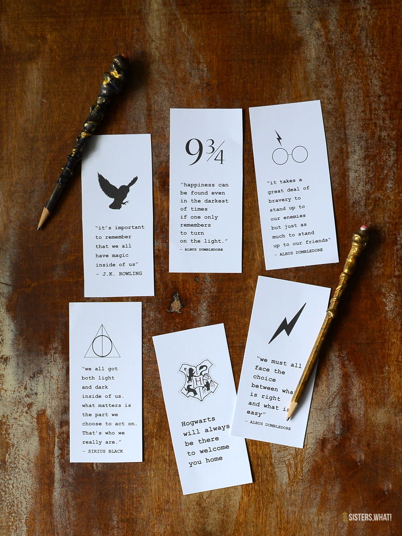 Harry Potter Printable Spells - Sisters, What!
