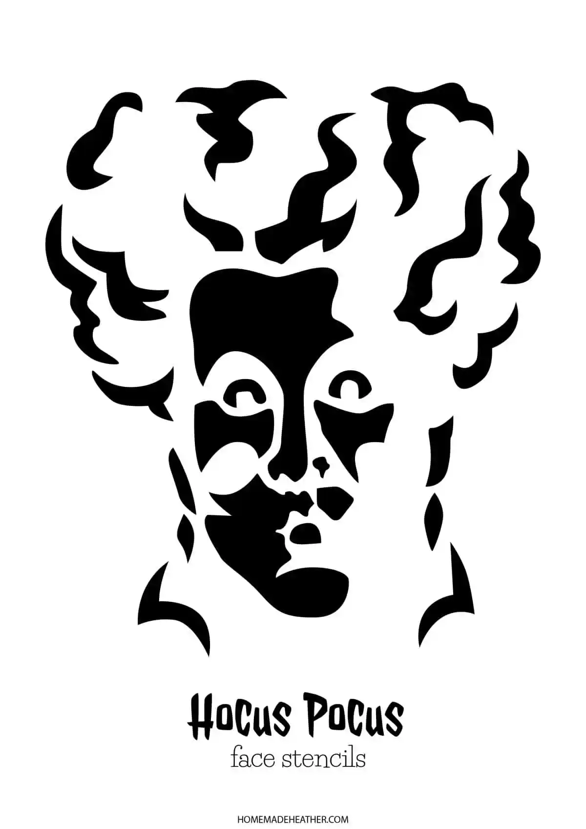 Hocus Pocus (Free Pumpkin Stencil - Pumpkin Pattern - Pumpkin
