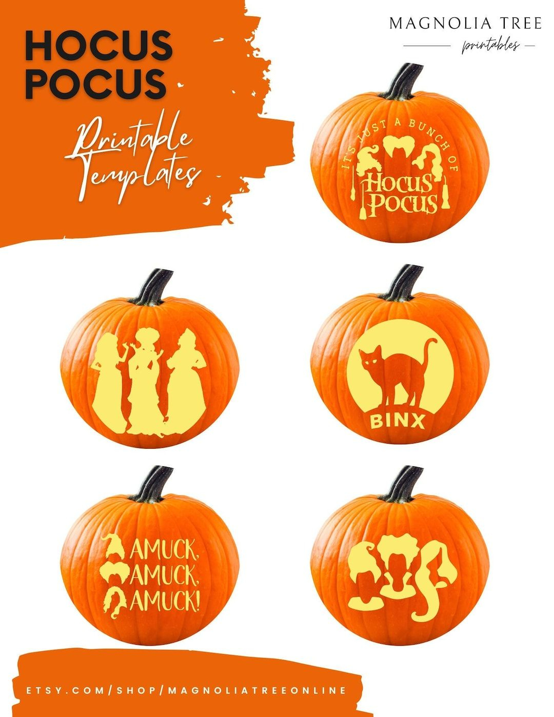 + Hocus Pocus Pumpkin Stencils for  - Mom. Wife. Busy Life.