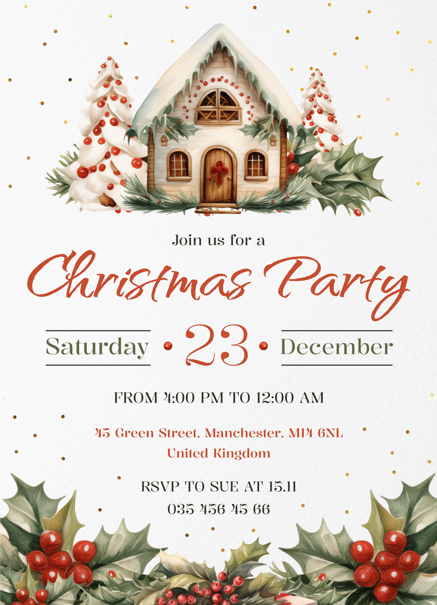 Holiday Party Invitation Free Google Docs Template - gdoc Holiday Party Invitation Free Google Docs Template - gdoc