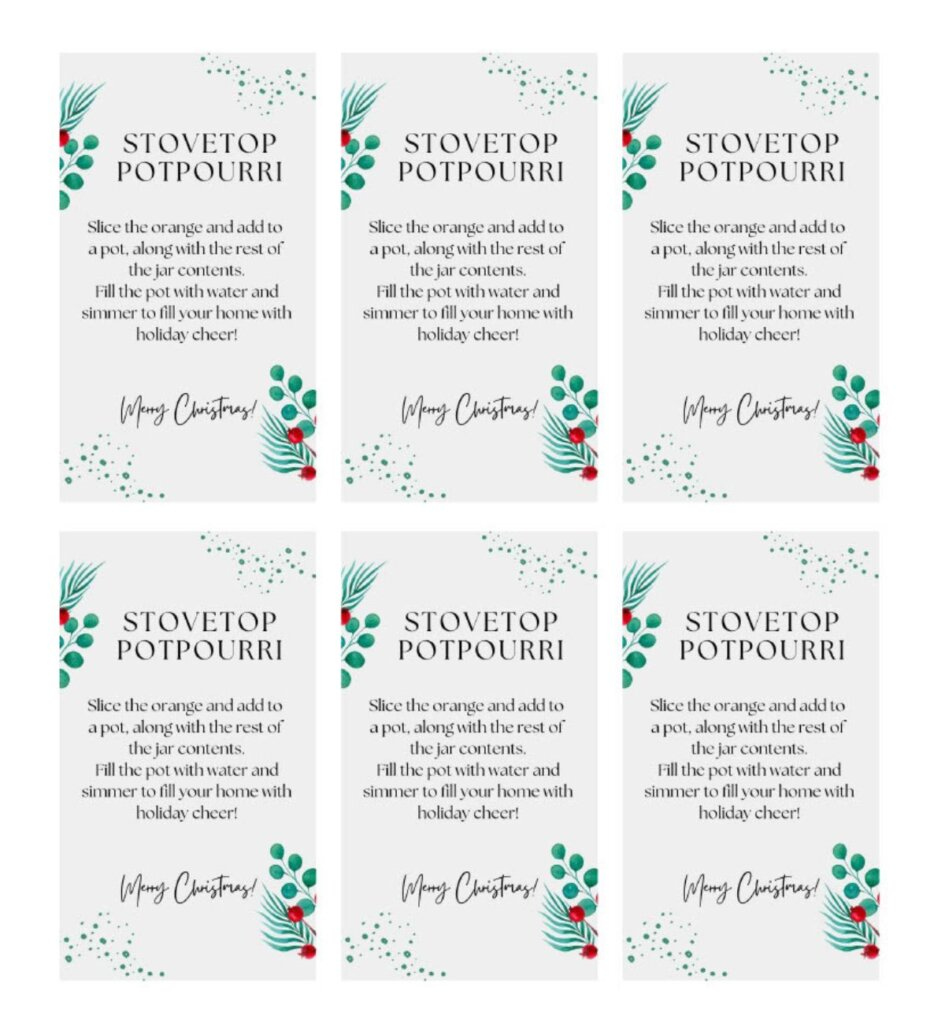 Holiday Potpourri Holiday Potpourri