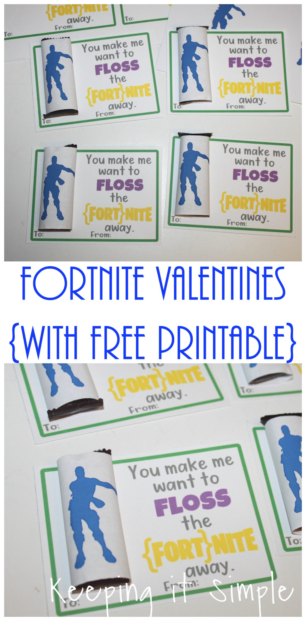 Homemade Fortnite Valentines with Free Printable - Keeping it Simple Homemade Fortnite Valentines with Free Printable - Keeping it Simple