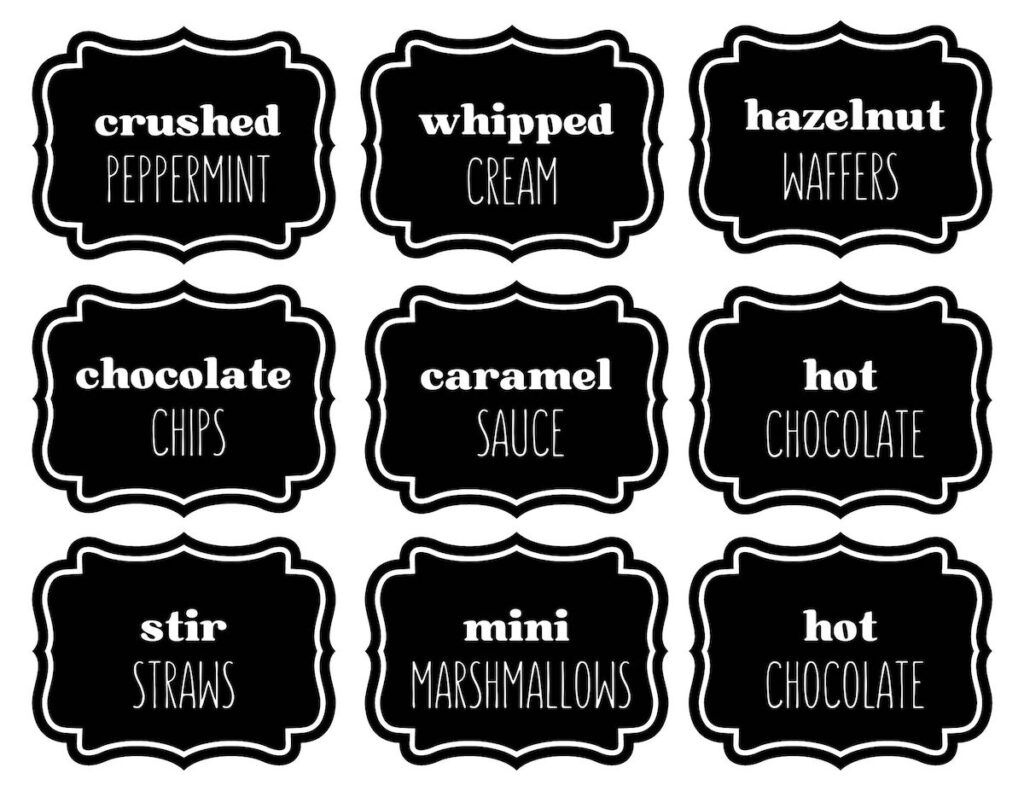Hot Cocoa Bar Sign Free Printable - OriginalMOM