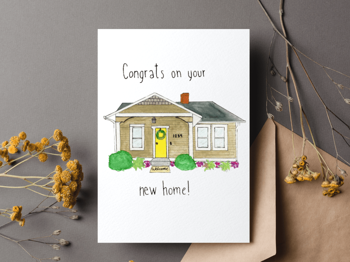 Housewarming Card - Free Download - Handmade Weekly Housewarming Card - Free Download - Handmade Weekly