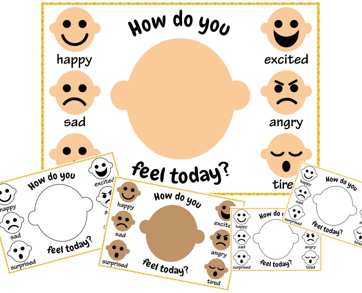 How Do You Feel Today," Emotion Expression Worksheets. TeachersMag How Do You Feel Today," Emotion Expression Worksheets. TeachersMag