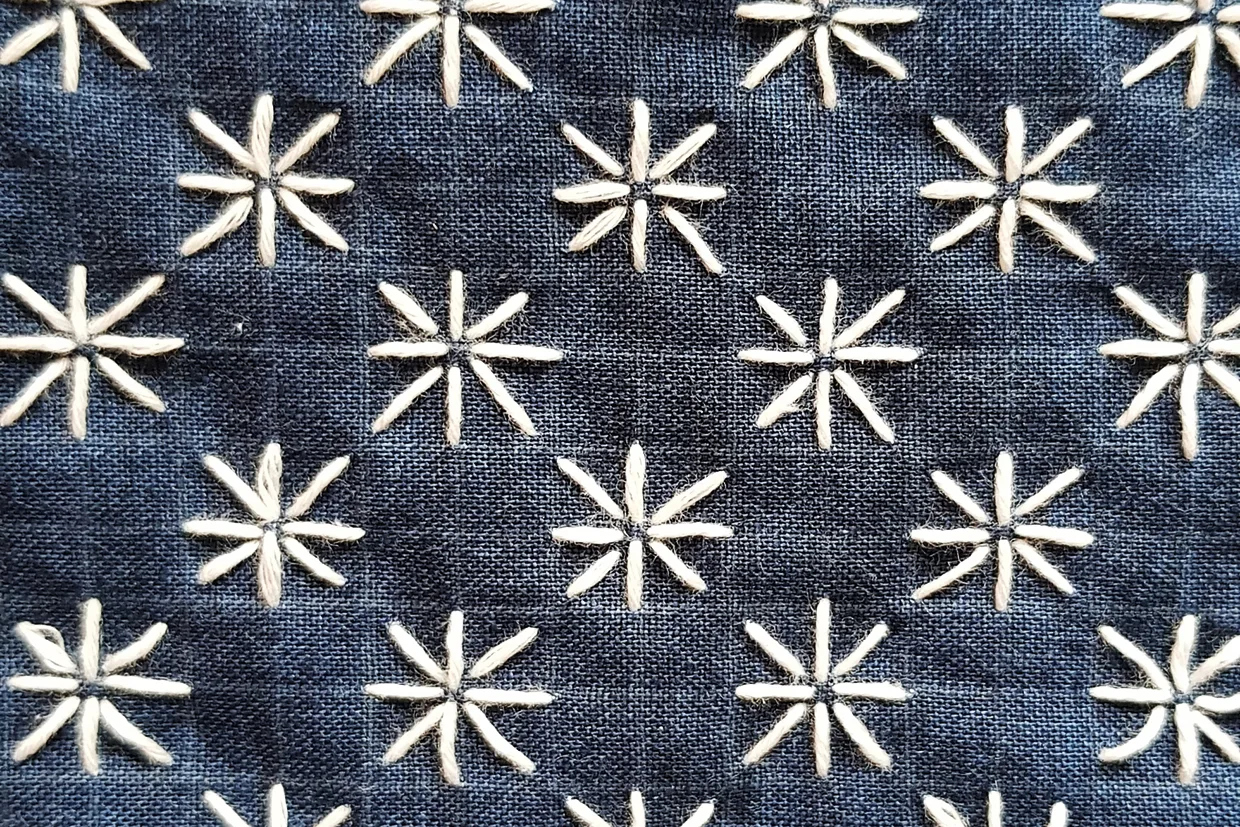 How to do Sashiko embroidery  Gathered