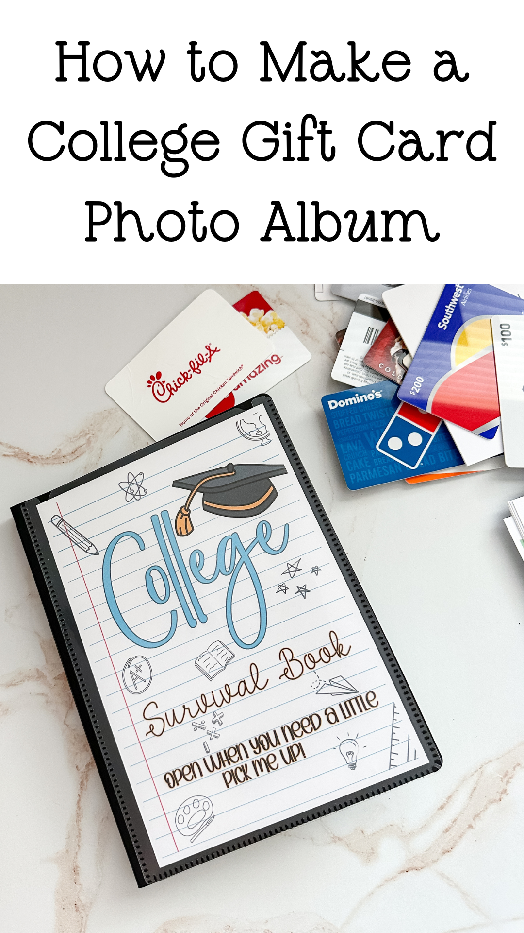 How to Print and Assemble a Gift Card Book! » The Denver Housewife