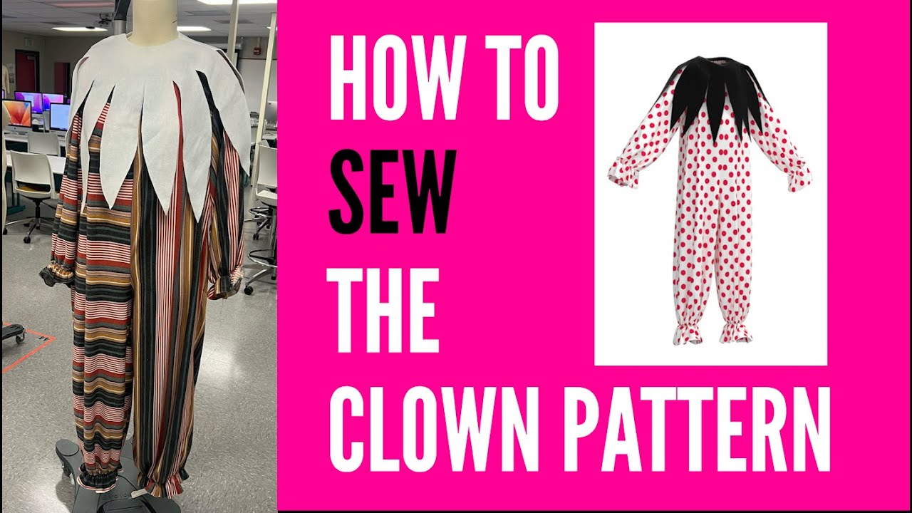 How to Sew Clown Costume- Pattern on Etsy