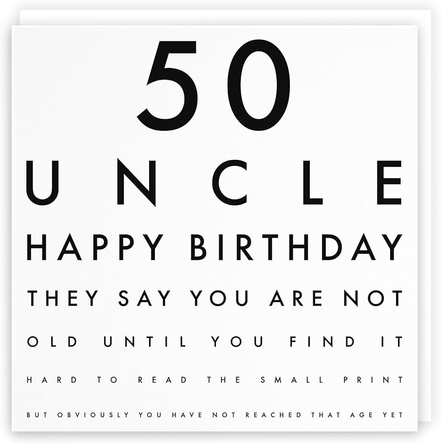 Hunts England - Uncle th Funny Birthday Card - Uncle - Happy Hunts England - Uncle th Funny Birthday Card - Uncle - Happy